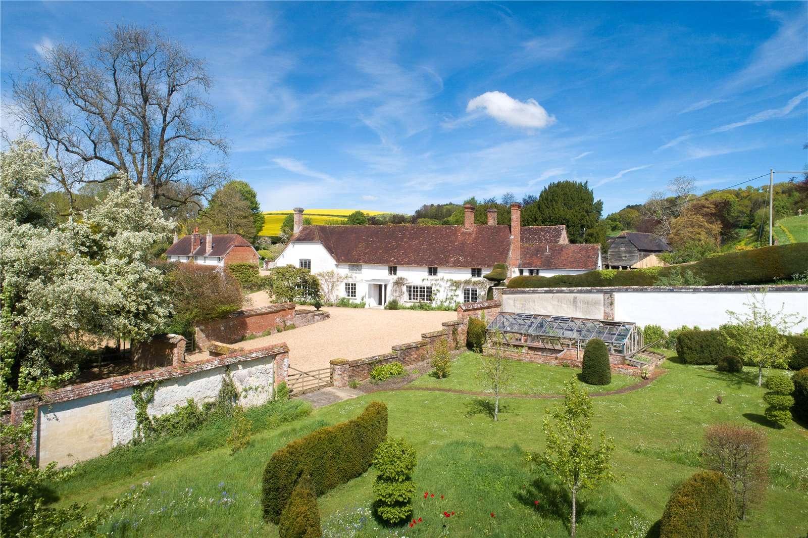 A Country House, A Medieval Ruin And 814 Of Acres Of Hampshire Countryside Up For Sale In An Idyllic, Rural £15 Million Estate